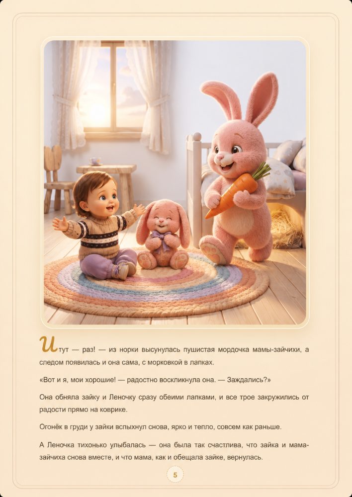 Зайка и Леночка